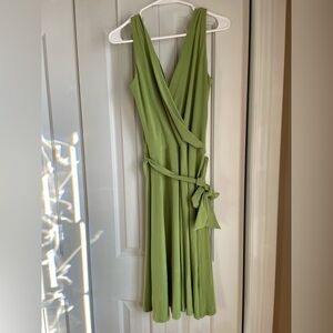 New with Tags - Bisou Bisou Michele Bohbot lime green sleeveless dress size 10